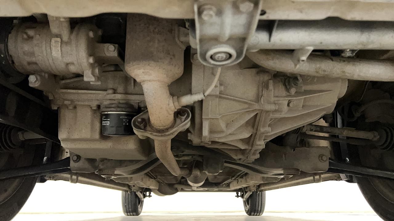 Used 2018 Maruti Suzuki Wagon R 1.0 [2015-2019] VXI AMT Petrol Automatic extra FRONT LEFT UNDERBODY VIEW