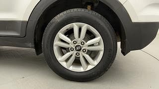 Used 2017 Hyundai Creta [2015-2018] 1.6 SX Plus Petrol Petrol Manual tyres LEFT REAR TYRE RIM VIEW
