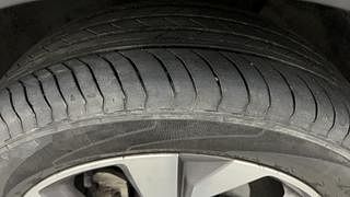 Used 2022 Volkswagen Taigun Topline 1.0 TSI MT Petrol Manual tyres LEFT FRONT TYRE TREAD VIEW