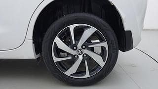 Used 2022 Toyota Glanza G Petrol Manual tyres LEFT REAR TYRE RIM VIEW