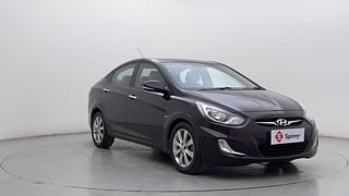 Used 2011 Hyundai Verna [2011-2015] Fluidic 1.6 CRDi SX Opt AT Diesel Automatic exterior RIGHT FRONT CORNER VIEW