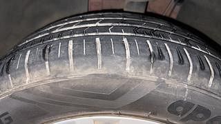 Used 2022 Volkswagen Taigun Comfortline 1.0 TSI MT Petrol Manual tyres LEFT FRONT TYRE TREAD VIEW
