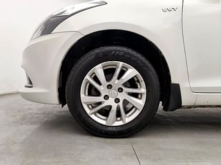 Used 2015 Maruti Suzuki Swift Dzire VXI AT Petrol Automatic tyres LEFT FRONT TYRE RIM VIEW