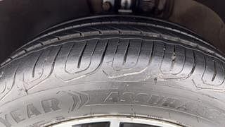Used 2021 Volkswagen Vento Highline 1.0L TSI Petrol Manual tyres LEFT FRONT TYRE TREAD VIEW