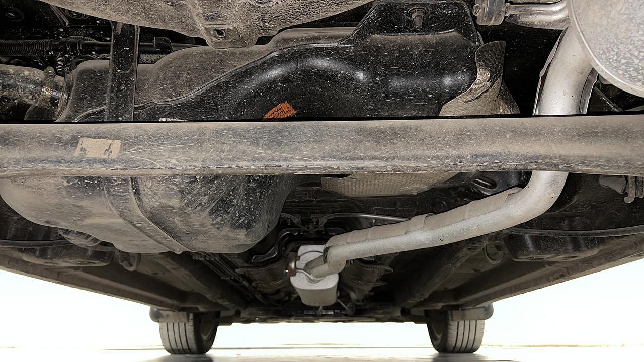 Used 2020 Mahindra XUV 300 W8 (O) Petrol Petrol Manual extra REAR UNDERBODY VIEW (TAKEN FROM REAR)