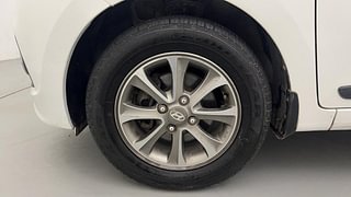 Used 2014 Hyundai Grand i10 [2013-2017] Asta 1.2 Kappa VTVT (O) Petrol Manual tyres LEFT FRONT TYRE RIM VIEW