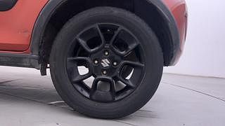 Used 2022 Maruti Suzuki Ignis Alpha AMT Petrol Dual Tone Petrol Automatic tyres LEFT REAR TYRE RIM VIEW
