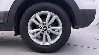 Used 2018 Hyundai Creta [2015-2018] 1.6 SX Plus Petrol Petrol Manual tyres LEFT REAR TYRE RIM VIEW
