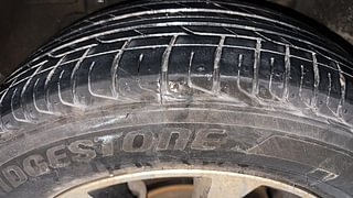 Used 2021 Tata Nexon XZA Plus AMT Petrol Petrol Automatic tyres LEFT FRONT TYRE TREAD VIEW