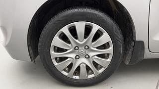 Used 2017 Maruti Suzuki Baleno [2015-2019] Zeta Petrol Petrol Manual tyres LEFT FRONT TYRE RIM VIEW