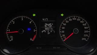 Used 2017 Volkswagen Polo [2014-2020] Trendline 1.5 (D) Diesel Manual interior CLUSTERMETER VIEW