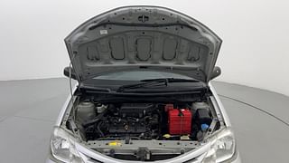 Used 2012 Toyota Etios Liva [2010-2017] G Petrol Manual engine ENGINE & BONNET OPEN FRONT VIEW