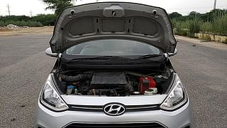 Used 2015 Hyundai Xcent [2014-2017] S (O) Petrol Petrol Manual engine ENGINE & BONNET OPEN FRONT VIEW