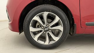 Used 2014 Hyundai Xcent [2014-2017] SX (O) Petrol Petrol Manual tyres LEFT FRONT TYRE RIM VIEW