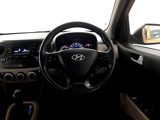 Used 2016 Hyundai Grand i10 [2013-2017] Asta (O) AT 1.2 kappa VTVT Petrol Automatic interior STEERING VIEW