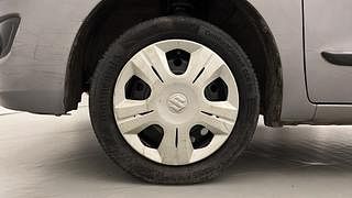 Used 2013 Maruti Suzuki Wagon R 1.0 [2010-2019] VXi Petrol Manual tyres LEFT FRONT TYRE RIM VIEW