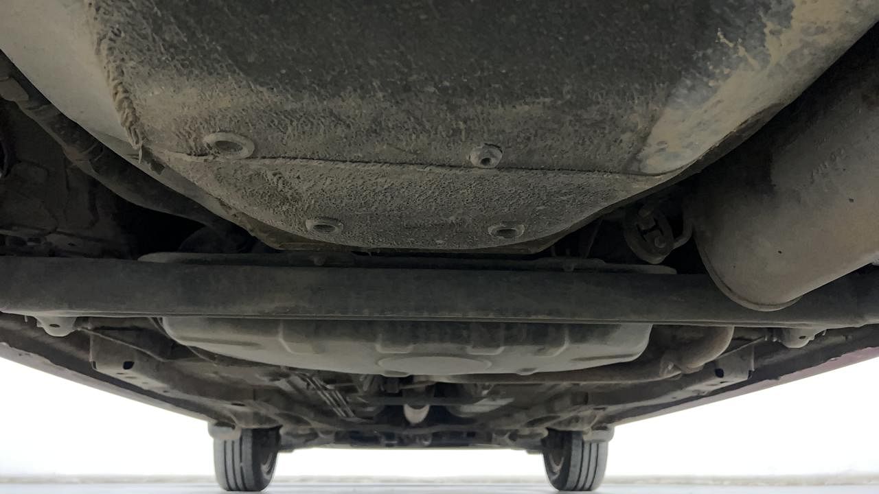 Used 2018 Tata Tiago [2016-2020] Revotron XZA AMT Petrol Automatic extra REAR UNDERBODY VIEW (TAKEN FROM REAR)