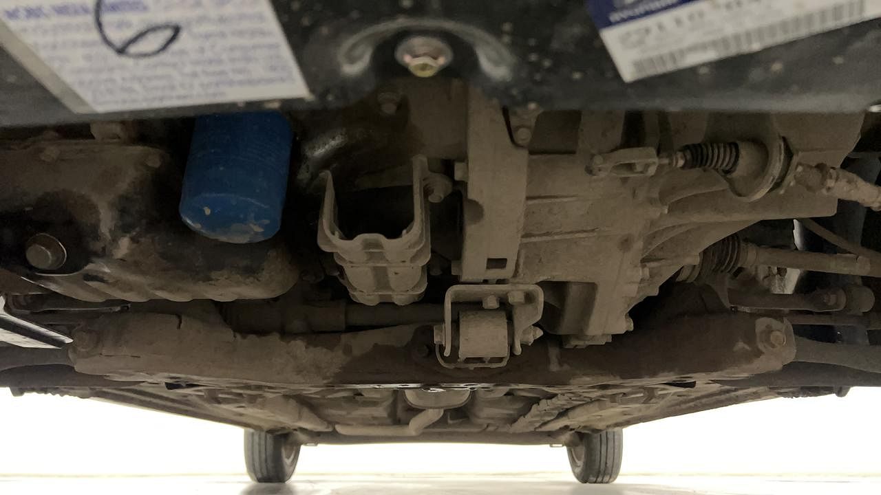 Used 2015 Hyundai Xcent [2014-2017] S (O) Petrol Petrol Manual extra FRONT LEFT UNDERBODY VIEW