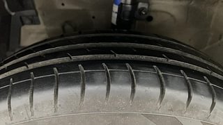 Used 2014 Maruti Suzuki Swift Dzire VXI Petrol Manual tyres LEFT FRONT TYRE TREAD VIEW