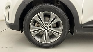 Used 2017 Hyundai Creta [2015-2018] 1.6 SX Plus Auto Diesel Automatic tyres LEFT FRONT TYRE RIM VIEW
