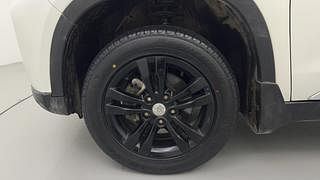 Used 2021 Maruti Suzuki Vitara Brezza [2020-2022] LXI Petrol Manual tyres LEFT FRONT TYRE RIM VIEW