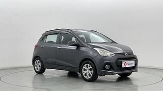 Used 2014 Hyundai Grand i10 [2013-2017] Sportz 1.2 Kappa VTVT CNG (Outside Fitted) Petrol+cng Manual exterior RIGHT FRONT CORNER VIEW