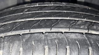 Used 2021 Nissan Magnite XV Turbo CVT Petrol Automatic tyres LEFT FRONT TYRE TREAD VIEW
