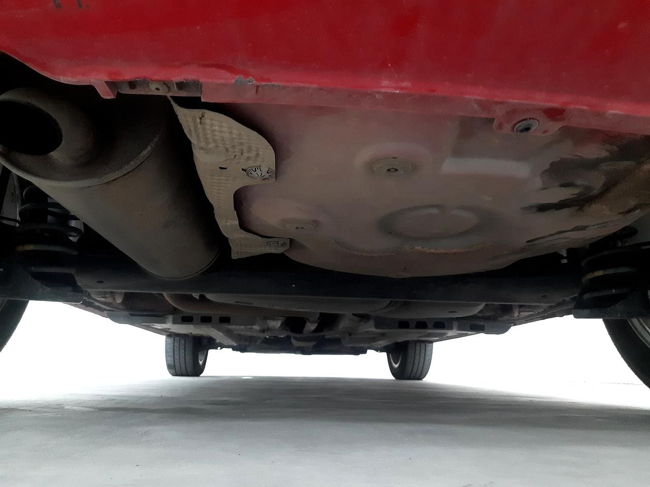 Used 2018 Volkswagen Polo [2015-2019] GT TSI Petrol Automatic extra REAR UNDERBODY VIEW (TAKEN FROM REAR)