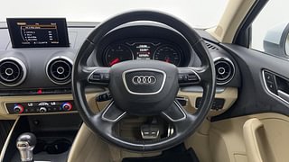 Used 2016 Audi A3 [2014-2017] 35 TDI Technology + Sunroof Diesel Automatic interior STEERING VIEW