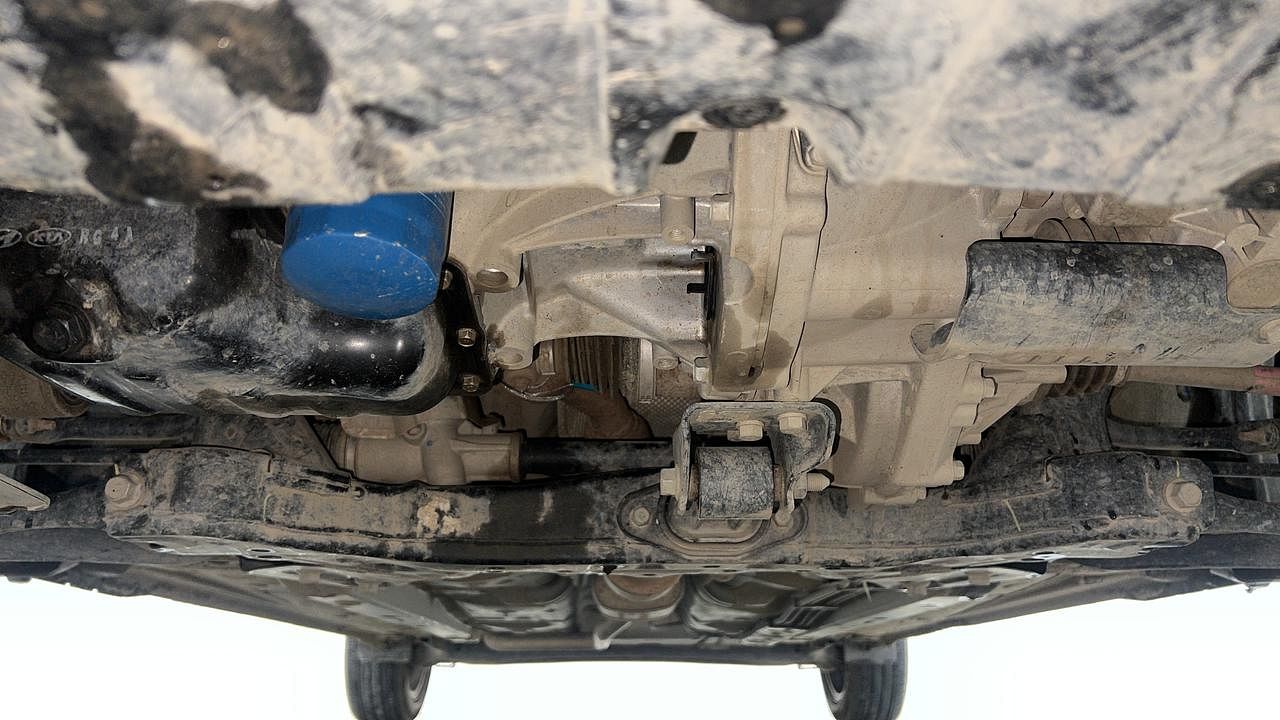 Used 2022 Hyundai Grand i10 Nios Asta AMT 1.2 Kappa VTVT Petrol Automatic extra FRONT LEFT UNDERBODY VIEW