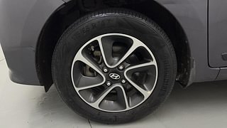 Used 2017 Hyundai Grand i10 [2017-2020] Asta 1.2 Kappa VTVT Petrol Manual tyres LEFT FRONT TYRE RIM VIEW