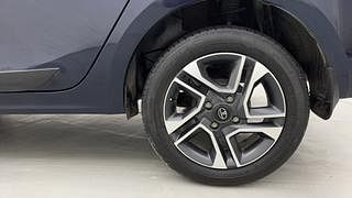 Used 2021 Tata Tigor Revotron XZA plus AMT Petrol Automatic tyres LEFT REAR TYRE RIM VIEW