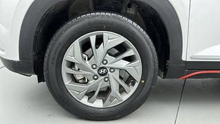 Used 2021 Hyundai Creta SX OPT Turbo DCT Petrol Petrol Automatic tyres LEFT FRONT TYRE RIM VIEW