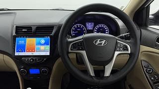 Used 2013 Hyundai Verna [2011-2015] Fluidic 1.6 VTVT SX Opt AT Petrol Automatic interior STEERING VIEW
