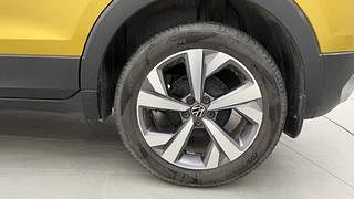 Used 2022 Volkswagen Taigun Topline 1.0 TSI MT Petrol Manual tyres LEFT REAR TYRE RIM VIEW
