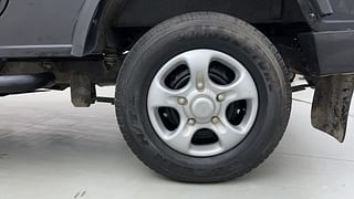 Used 2018 Mahindra Thar [2010-2019] CRDe 4x4 AC Diesel Manual tyres LEFT REAR TYRE RIM VIEW