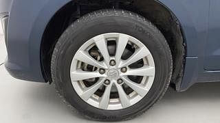 Used 2014 Maruti Suzuki Ertiga [2012-2015] Vxi Petrol Manual tyres LEFT FRONT TYRE RIM VIEW