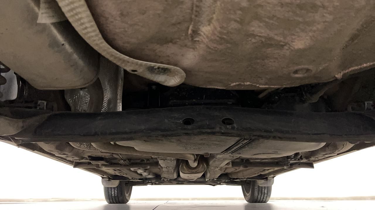 Used 2022 Volkswagen Taigun Topline 1.0 TSI MT Petrol Manual extra REAR UNDERBODY VIEW (TAKEN FROM REAR)