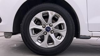 Used 2015 Ford Figo [2015-2019] Titanium Plus 1.5 TDCi Diesel Manual tyres LEFT FRONT TYRE RIM VIEW