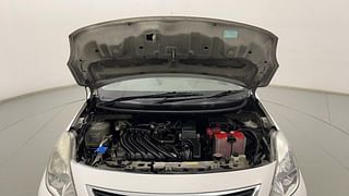 Used 2013 Nissan Sunny [2011-2014] XL Petrol Manual engine ENGINE & BONNET OPEN FRONT VIEW