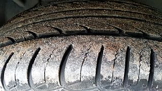 Used 2015 Ford EcoSport [2013-2015] Titanium 1.5L TDCi Diesel Manual tyres LEFT FRONT TYRE TREAD VIEW