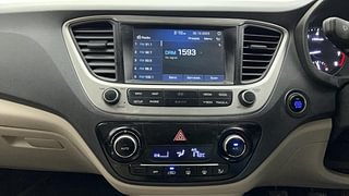 Used 2019 Hyundai Verna [2017-2020] 1.6 VTVT SX Petrol Manual interior MUSIC SYSTEM & AC CONTROL VIEW