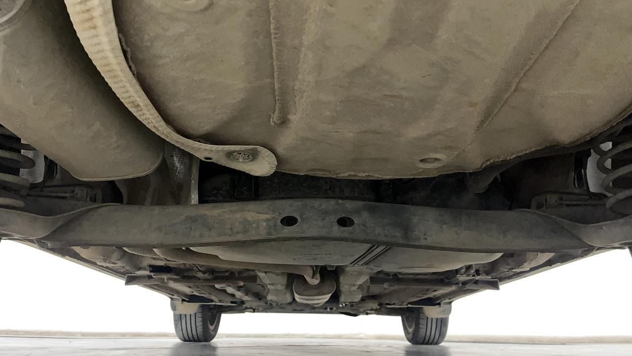 Used 2021 Volkswagen Taigun Topline 1.0 TSI MT Petrol Manual extra REAR UNDERBODY VIEW (TAKEN FROM REAR)