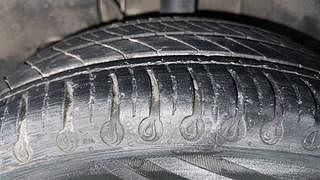 Used 2021 Tata Tiago Revotron XE Petrol Manual tyres LEFT FRONT TYRE TREAD VIEW