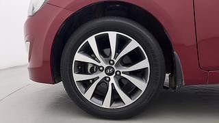 Used 2016 Hyundai Fluidic Verna 4S [2015-2017] 1.6 VTVT SX Opt Petrol Manual tyres LEFT FRONT TYRE RIM VIEW