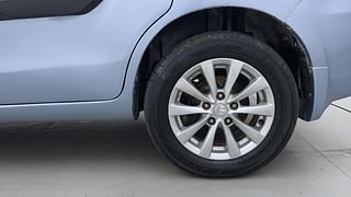 Used 2012 Maruti Suzuki Ertiga [2012-2015] ZXi Petrol Manual tyres LEFT FRONT TYRE RIM VIEW