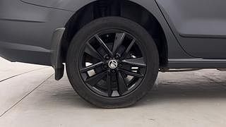 Used 2021 Skoda Rapid New [2020-2022] Ambition Petrol Petrol Manual tyres RIGHT REAR TYRE RIM VIEW