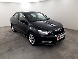 Used 2017 Skoda Rapid new [2016-2020] Ambition TDI AT with Alloy wheels Diesel Automatic exterior RIGHT FRONT CORNER VIEW