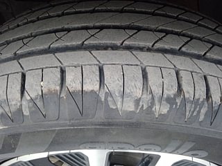 Used 2022 Maruti Suzuki Vitara Brezza [2020-2022] ZXI Plus AT Petrol Automatic tyres LEFT FRONT TYRE TREAD VIEW