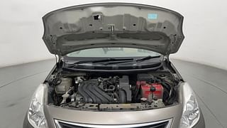 Used 2014 Nissan Sunny [2011-2014] XV Petrol Manual engine ENGINE & BONNET OPEN FRONT VIEW